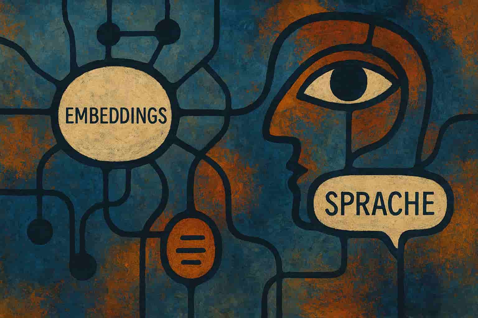 Visualisierung sprachlicher Embeddings mit geometrischen Formen