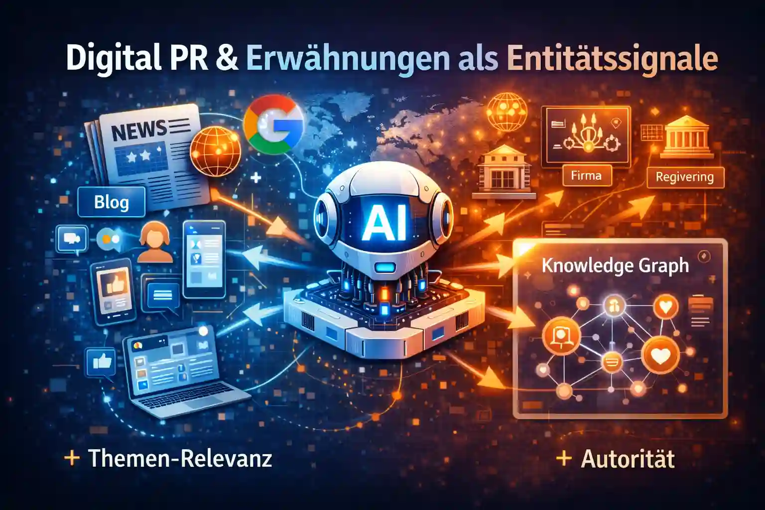 Digital PR & Erwähnungen als Entitätssignale