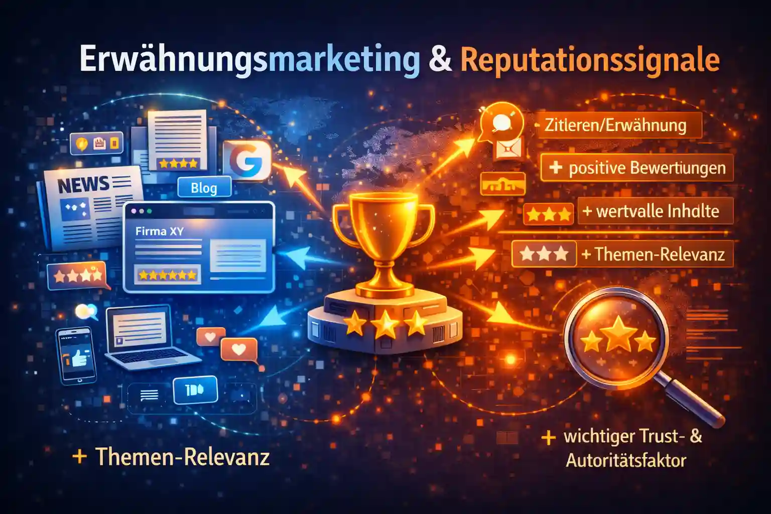 Erwähnungsmarketing & Reputationssignale
