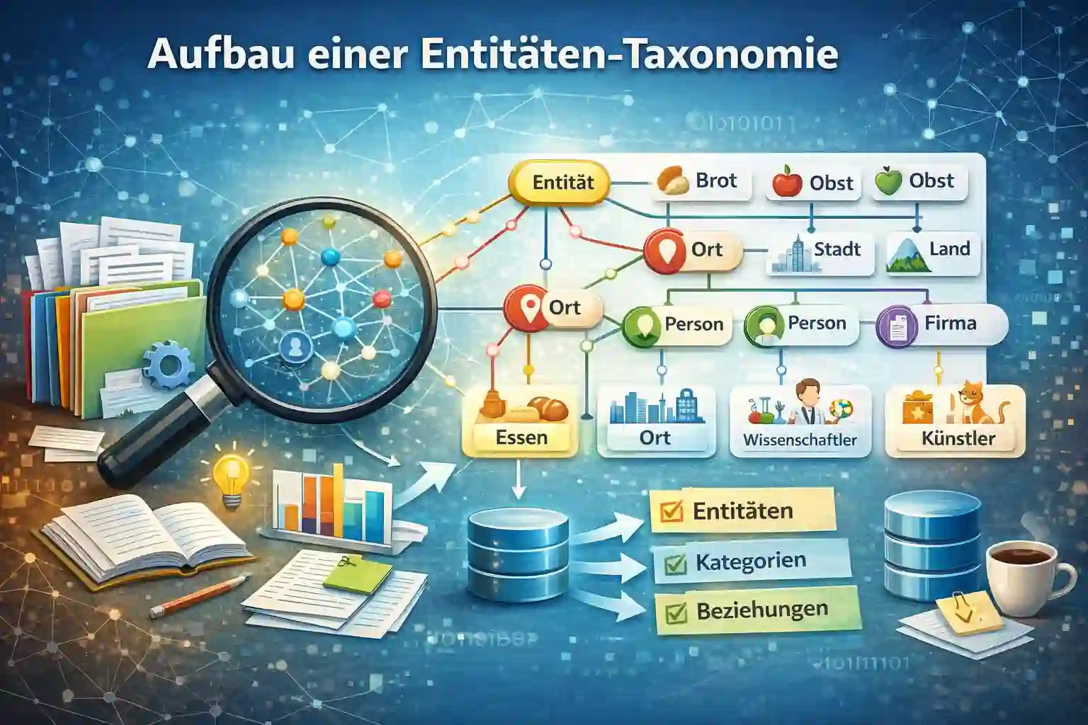 Aufbau einer Entitäten-Taxonomie: Von Kategorien zu Wissensstrukturen